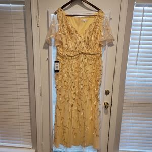 Gold formal dress